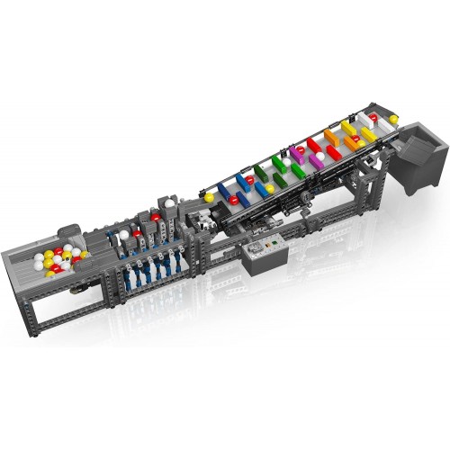 Конструктор лабіринт з кульками GBC Rainbow Stepper II 1281 деталей Mould King 26009