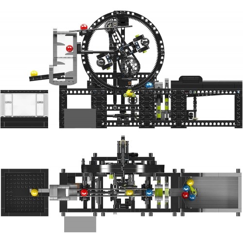 Конструктор лабіринт із кульками GBC Planetray Lift 1009 деталей Mould King 26015