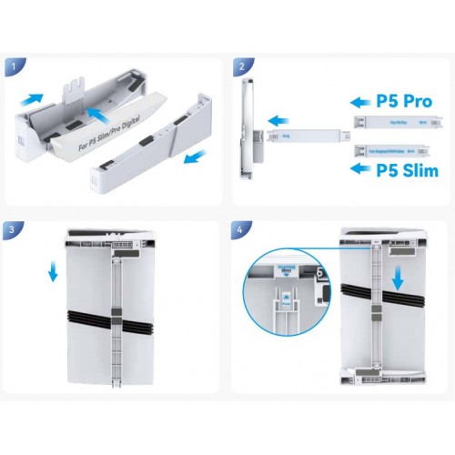 Кріплення під стіл для PS5 Pro / Slim / Fat горизонтальне OIVO VG-P5317D-Pro