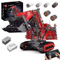 Конструктор кар'єрний екскаватор Liebherr R 9800 червоний 4767 деталей Mould King 17071