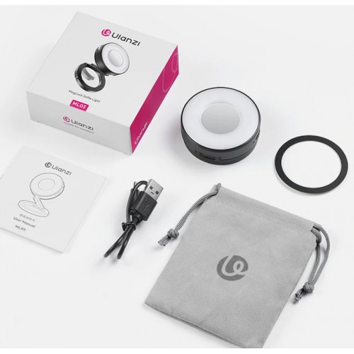 Світло для телефону магнітне компактне 2500-9000K CRI 95+ MagSafe MagLock Ulanzi ML05 L183