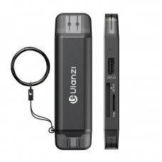 Кардридер Type-C USB-A для телефону комп'ютера SD microSD Ulanzi CR3
