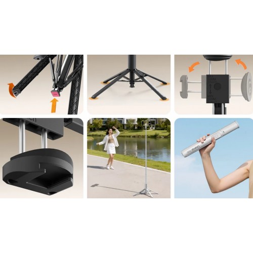 Штатив монопод для телефону автоматичний 33-153см Ulanzi MT86