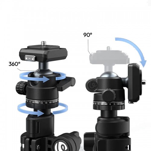 Штатив горизонтальный для съемки сверху вниз с выдвижной штангой 10-175см ULANZI TT59