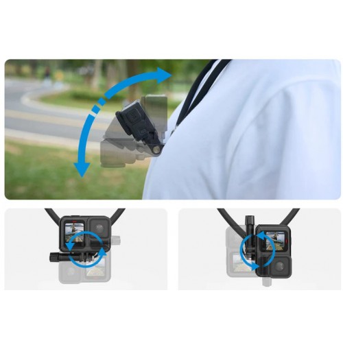 Кріплення на шию для телефону та екшн-камери Telesin P2-HNB-02-GY