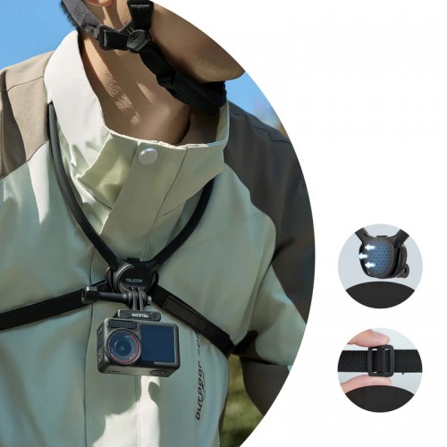 Кріплення на шию для телефону та екшн-камери Telesin P2-HNB-02-GY