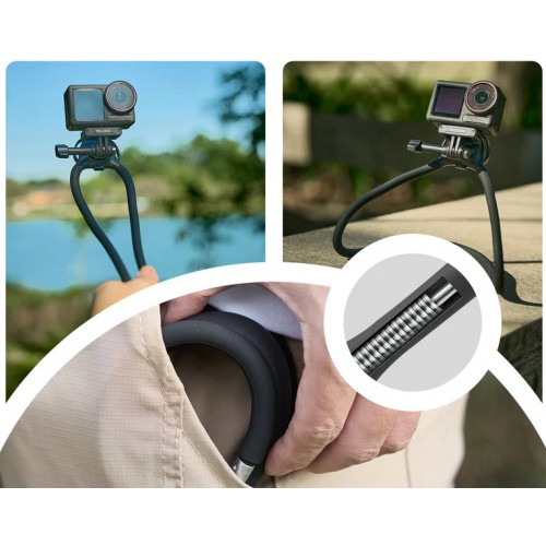 Кріплення на шию для телефону та екшн-камери Telesin P2-HNB-02-GY