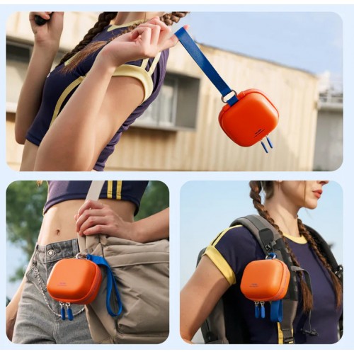 Кейс міні для екшн-камери DJI GoPro Insta360 помаранчевий Telesin S6-PRC-24OG