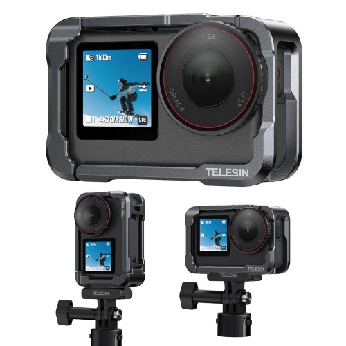 Рамка DJI Action 6 алюмінієва захисна Telesin S6-FMS-35-TDJ