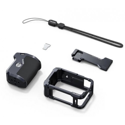 Рамка-тримач DJI Action 6 для зйомки з рук алюмінієва StreetGrip Telesin S6-FMS-36-TDJ