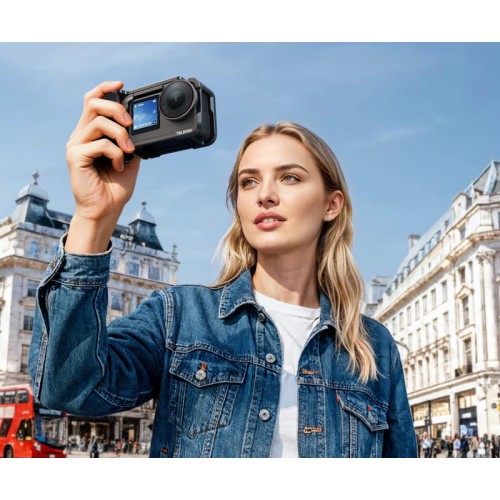 Рамка-тримач DJI Action 6 для зйомки з рук алюмінієва StreetGrip Telesin S6-FMS-36-TDJ