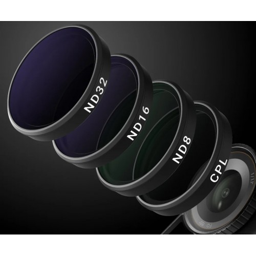 Фільтри DJI Osmo Action 6 набір CPL/ND8/16/32 Telesin S5-FLT-40