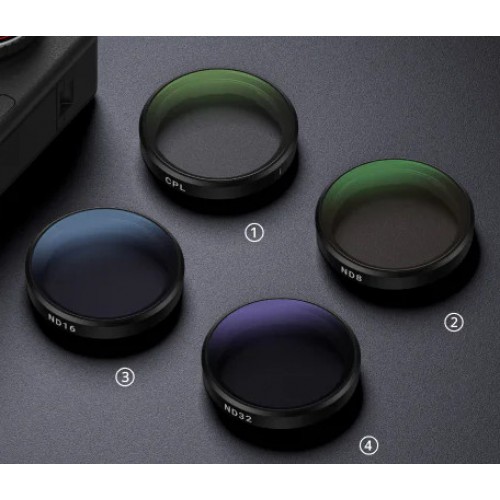 Фільтри DJI Osmo Action 6 набір CPL/ND8/16/32 Telesin S5-FLT-40