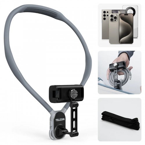 Тримач на шию для телефону з ремінцем на груди Telesin S2-HNB-02