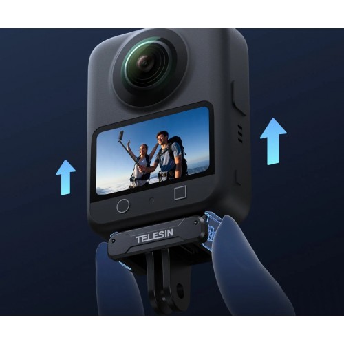 Адаптер DJI Action 6/5 Osmo 360 швидкознімний магнітний Telesin S7-JBK-23-TDJ
