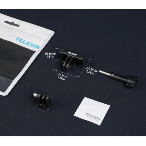 Адаптер DJI Action 6/5 Osmo 360 швидкознімний магнітний Telesin S7-JBK-23-TDJ