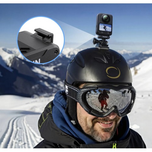 Адаптер DJI Action 6/5 Osmo 360 швидкознімний магнітний Telesin S7-JBK-23-TDJ