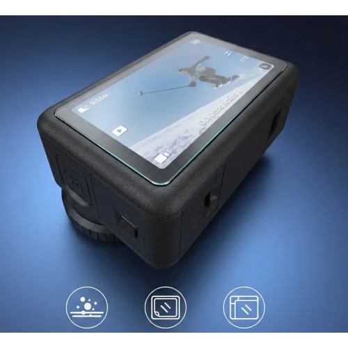 Скло DJI Osmo Action 6 захисне антиблікове з легкою установкою Telesin S6-FLM-29-TDJ