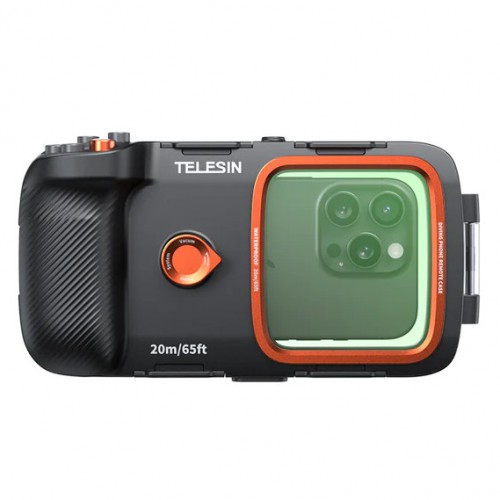 Аквабокс для телефону IP68 20м вакуумний Telesin P4-WTP-06