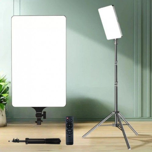 Прямокутний відеосвітло LED панель зі штативом 210см 95Вт 2700-7500К CRI  96+ AC Prof RL-24T