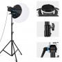 Постійне світло комплект 120Вт 2700-6500К лампа софтбокс-ліхтар стійка Puluz PKT3105EU