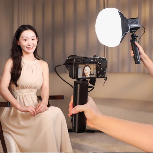 Ручка повербанк для камери акумулятор постійного світла PD3 100Вт 92Вт/год 6400мАч Ulanzi BG5