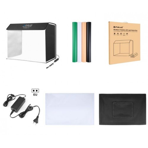 Лайткуб 60×40×50см з фонами 72Вт 3000-6500К CRI 95+ Puluz PU5064EU