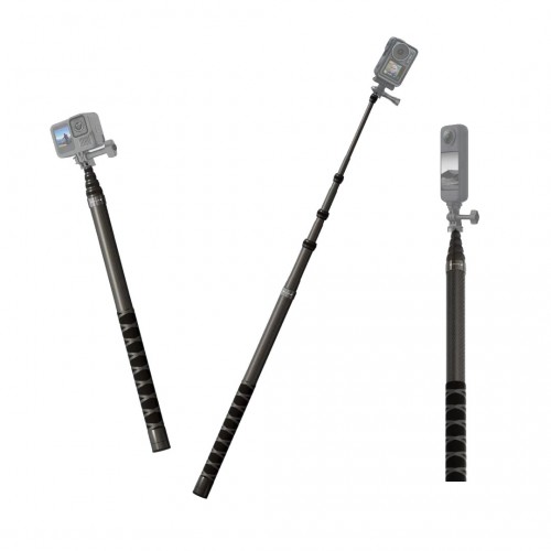 Монопод для Insta360 Osmo 360 екшн-камери невидимий карбоновий 46-300см Jmary MT-65