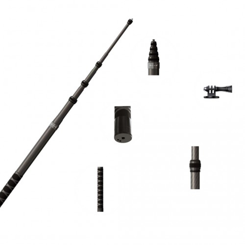 Монопод для Insta360 Osmo 360 екшн-камери невидимий карбоновий 46-300см Jmary MT-65