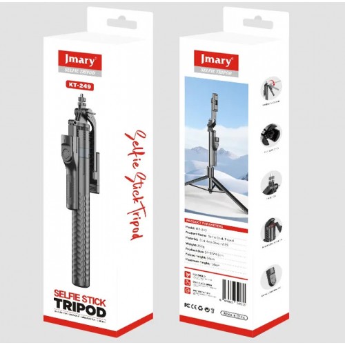 Штатив для телефону з пультом та ручкою високий 190см Jmary KT-249