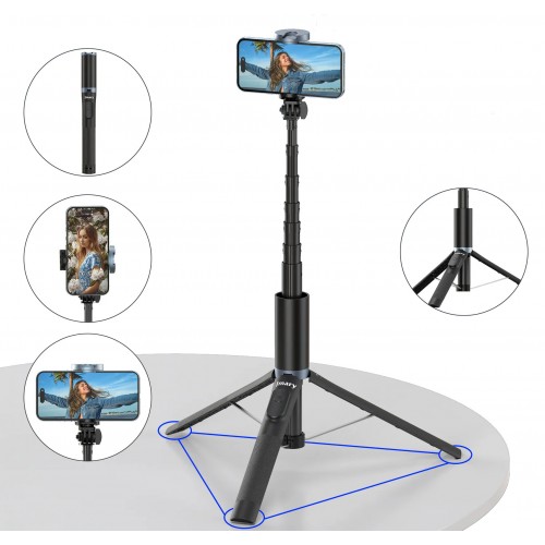 Штатив для телефону з пультом та ручкою 45-162см Jmary KT-259