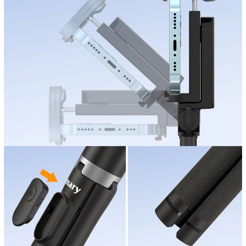 Штатив для телефону з пультом та ручкою 45-162см Jmary KT-259