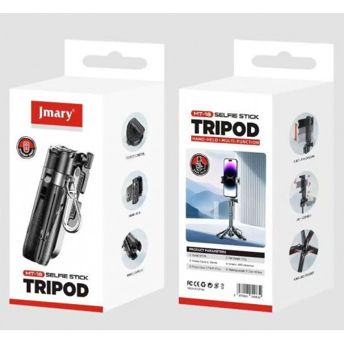 Штатив мини держатель ручка для телефона 12-42см Jmary MT-18