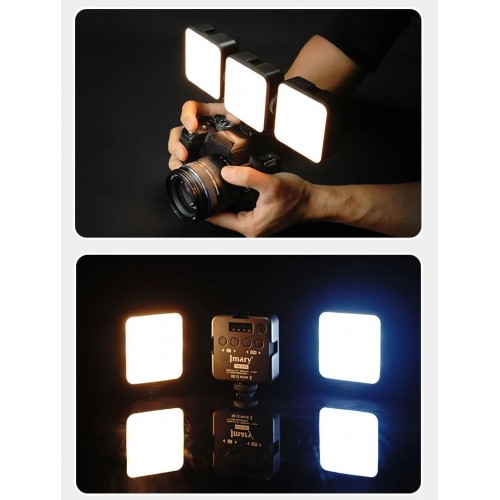 Накамерне світло міні відеосвітло 5Вт 2500-9000К CRI 95+ Jmary FM-59R