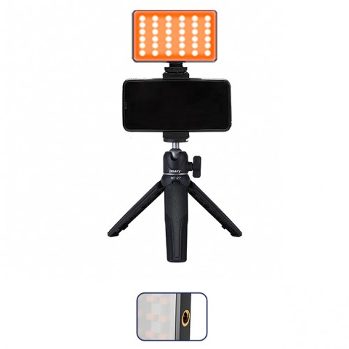 Відеосвітло RGB прищіпка на телефон ноутбук CRI 95+2500-9000К Jmary FM-150RGB