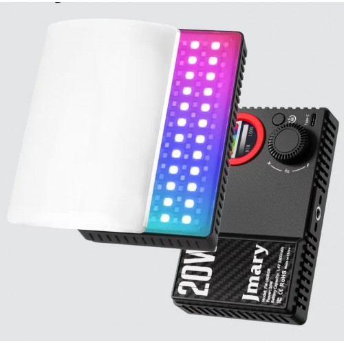 Накамерний відеосвітло надпотужне 20Вт RGB CRI 95+1800-9000K Jmary FM-180RGB