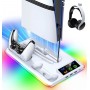 Підставка охолодження PS5 Pro / Fat / Slim для навушників телефону із зарядкою геймпада OIVO VG-P5396-Pro