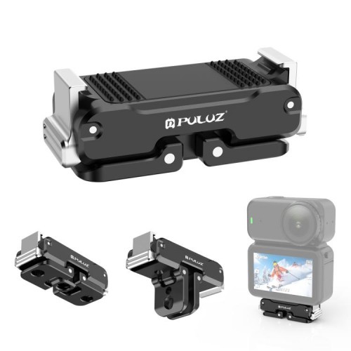 Кріплення DJI Action 6/5/Nano Osmo 360 магнітне швидкознімне алюмінієве Puluz PU794B