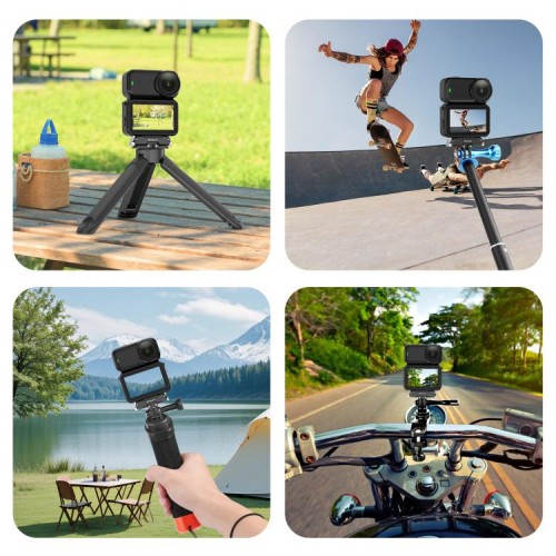 Кріплення DJI Action 6/5/Nano Osmo 360 магнітне швидкознімне алюмінієве Puluz PU794B