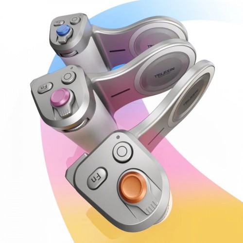 Тримач з бездротовою зарядкою для iPhone ручка для зйомки Magnetic Pro Telesin P5-MP-003WH