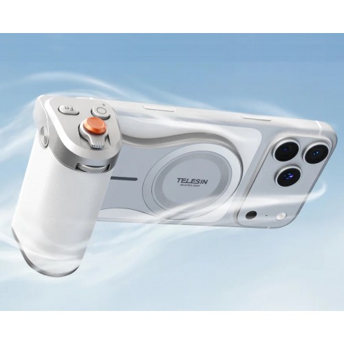 Тримач з бездротовою зарядкою для iPhone ручка для зйомки Magnetic Pro Telesin P5-MP-003WH