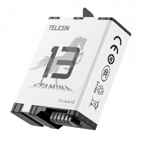 Акумулятор GoPro 13 морозостійкий високоефективний Stamina Telesin S0-BTR-09-TGP
