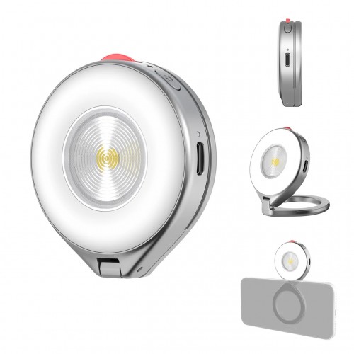 Спалах для телефону міні-світло магнітне MagSafe 2500-6500К Telesin P5-BGD-17SR