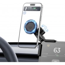 Тримач телефону на монітор в авто магнітний MagSafe Ulanzi SK28 Tesla