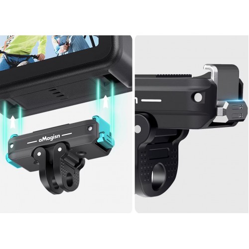 Кріплення DJI Action 6/5/4/ Osmo Nano/360 магнітне швидкознімне aMagisn AA42
