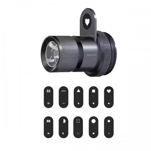 Ліхтар проекційний + Mini Spotube 12Вт 20 масок RGB Ra 96+ 3500-7000К SIDANDE Pro 12W L8ES+