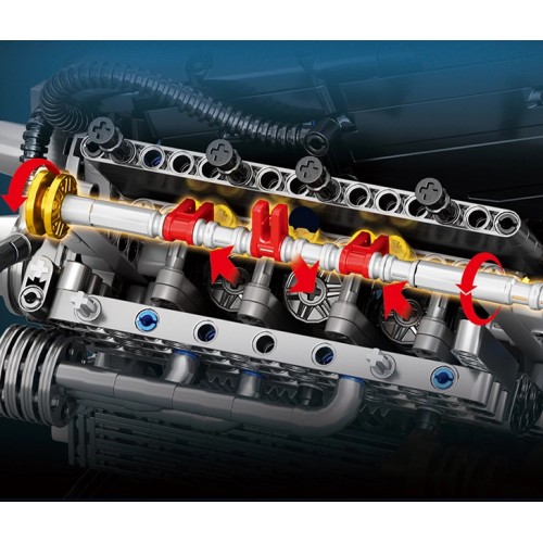 Конструктор двигун V6 Engine 1268 деталі Reobrix 33013