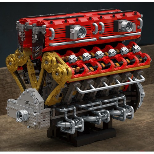 Конструктор двигун V12 Engine 4719 деталей Reobrix 33017