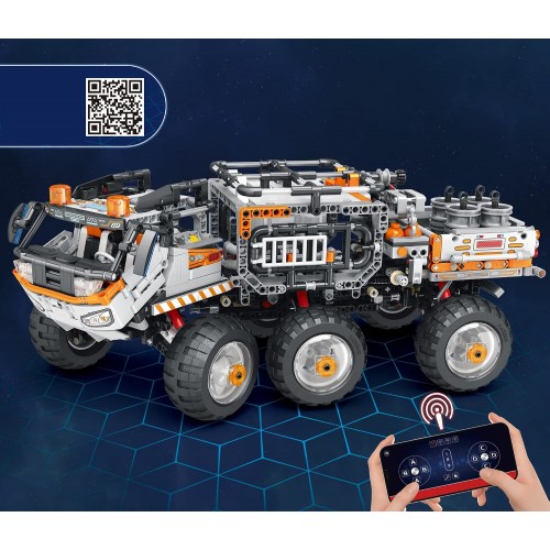 Конструктор Космічний транспортер на радіокеруванні на 1758 деталей Reobrix 99005