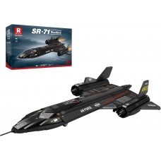 Конструктор Стратегический самолет-разведчик SR-71 Blackbird на 1733 детали Reobrix 33041